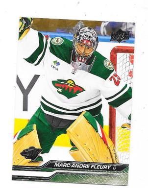 2023-24 Upper Deck #93 Marc-Andre Fleury Minnesota Wild MV