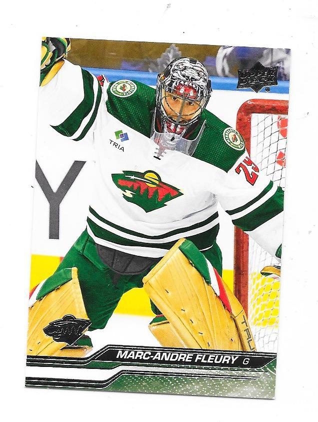2023-24 Upper Deck #93 Marc-Andre Fleury Minnesota Wild MV