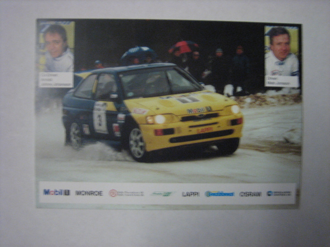 Ford rallikortti 10 B: Ford Escort / Mats Jonsson