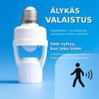 E27 PIR Liiketunnistin Lampunpidin – Automatisoi - pikkukuva 2