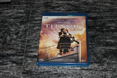 Titanic Blu-ray ja dvd