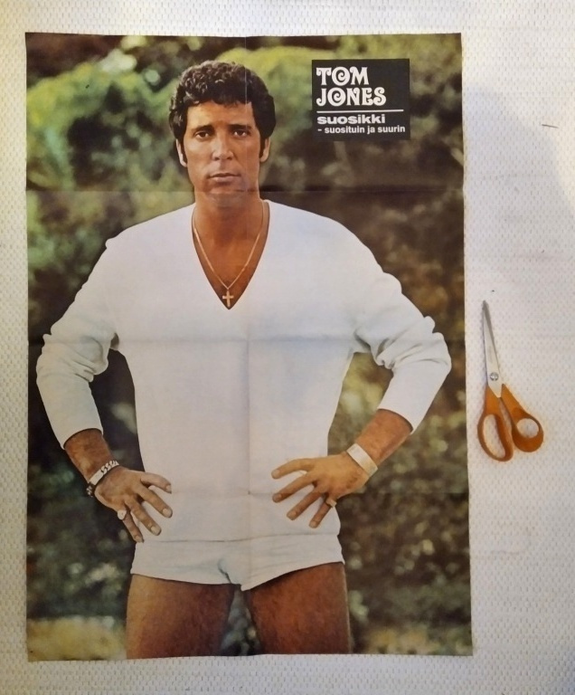 Suosikki juliste Tom Jones Jättikoko 60-luku