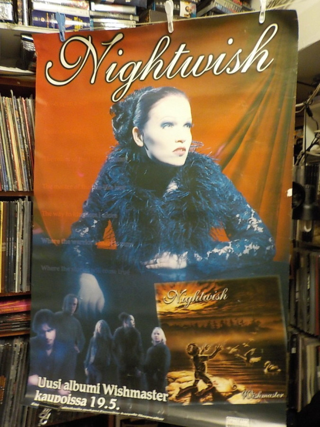NIGHTWISH - WISHMASTER PROMO MEGA JULISTE koko 80X120CM