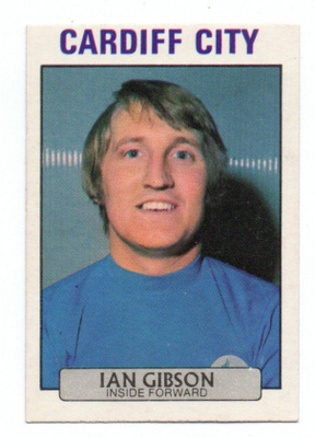 Purkkakuva Jalkapallo n:o 135 IAN GIBSON. Cardiff City