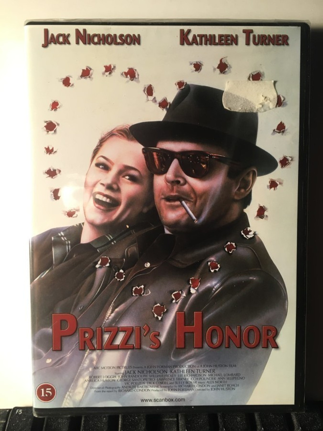 PRIZZI'S HONOR, DVD, Huston, Nicholson, Turner, muoveissa