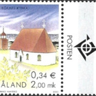 Ål 2000 Kökarin kirkko 2,00 mk välilöpari logo ** LaPe 182 - pikkukuva 1