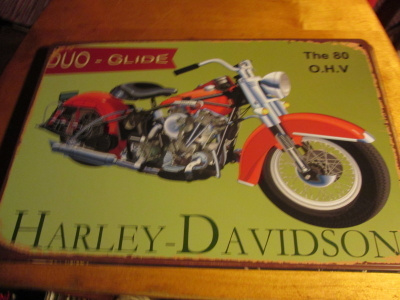 Peltikyltti Harley-Davidson Duo-Glide