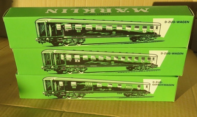 Märklin pikajunan 24cm vaunut 3 kpl