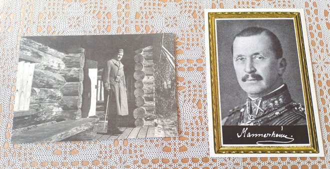 2 kpl Mannerheim uudenveroisia kortteja