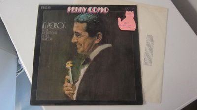 Perry Como LP UK 1971 In Person At The International Hotel L