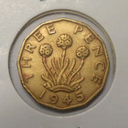 Britania. 3 pence 1945. - pikkukuva 2