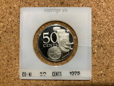 Trinidad and Tobaco 50 cents 1975