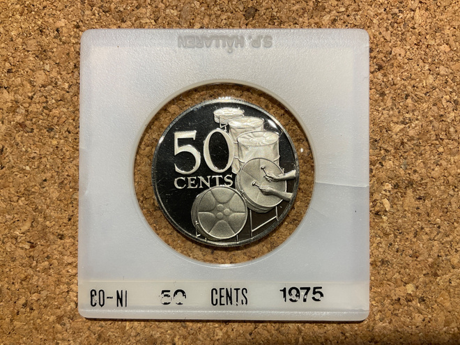 Trinidad and Tobaco 50 cents 1975