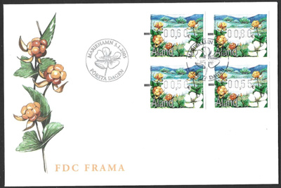 FDC Åland 2005 Lakka FRAMA sarja ** LaPe ATM Å 17