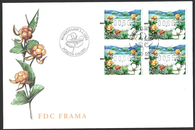 FDC Åland 2005  Lakka FRAMA sarja ** LaPe ATM Å 17