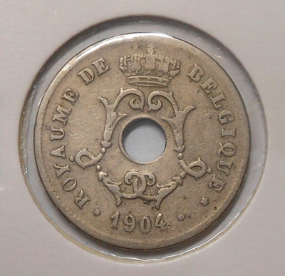 Belgia. 10 centimes 1904 "Belgique".