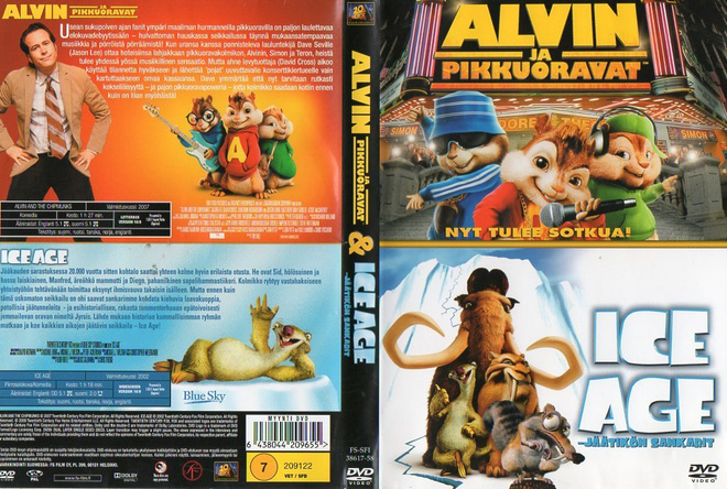 Alvin Ja Pikkuoravat / ice age	(59 461)	k	-FI-	DVD	suomik.	(
