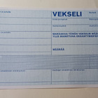 Vekselilomake, vanha, käyttämätön - pikkukuva 1
