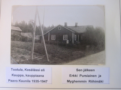 VANHA Postikortti Lieto Tootula 1920-l