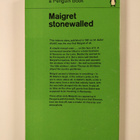 Georges Simenon : Maigret stonewalled - pikkukuva 2
