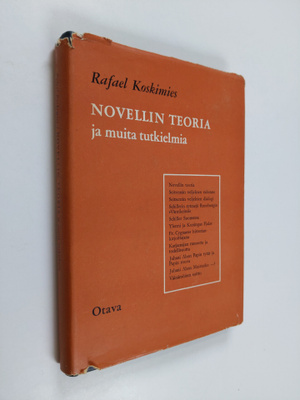 Rafael Koskimies : Novellin teoria ja muita tutkielmia