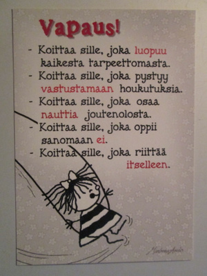KULKEMATON VAPAUS MARLENE ANSIO
