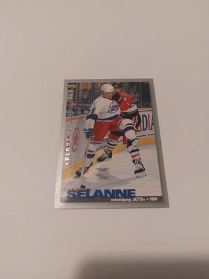 1995-96 Collector's Choice Player's Club #244 Teemu Selänne