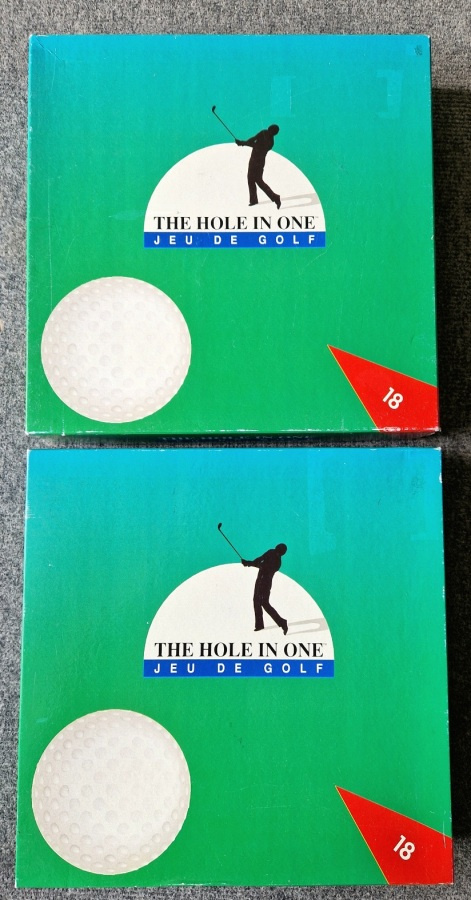 Golf lautapeli The hole in one . Huippukuntoiset pelit