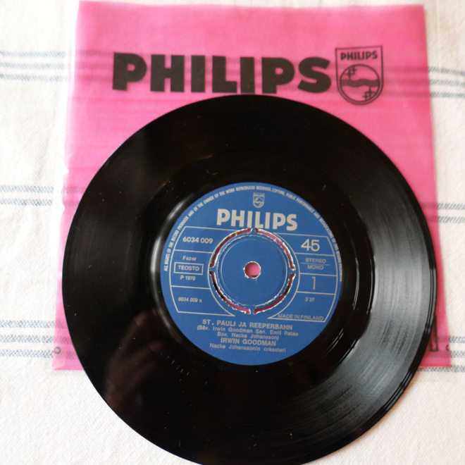 Irwin Goodman – St. Pauli Ja Reeperbahn / Rakkain 7" 1970