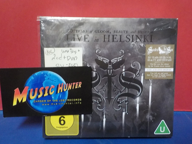 SWALLOW THE SUN - LIVE IN HELSINKI UUSI +DVD 2CD (NL)