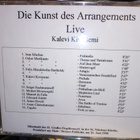 CD KALEVI KIVINIEMI : Die kunst des Arrangements LIVE SIGNED - pikkukuva 2