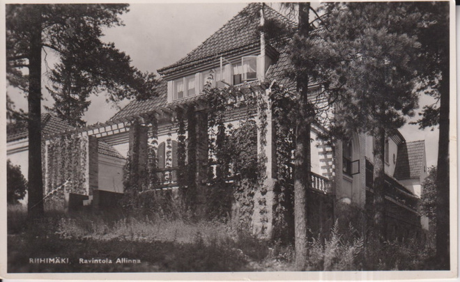 Riihimäki, Ravintola Allinna    e19