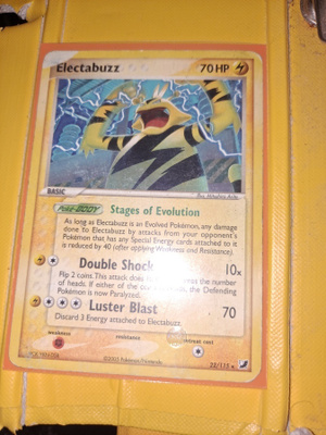 Electabuzz 22/115 EX Unseen Forces non holo Rare card