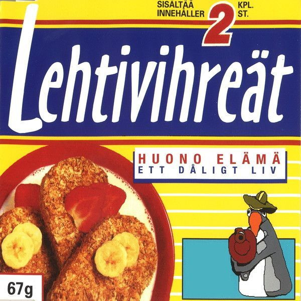 Lehtivihreät - Huono Elämä (CD) HIENO KUNTO!!