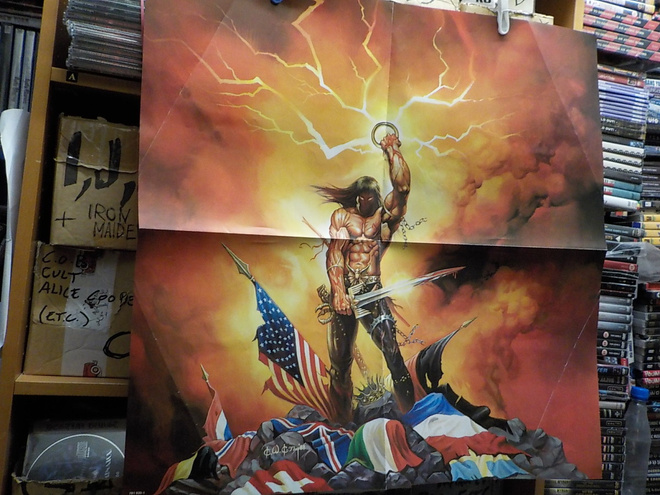 MANOWAR KINGS OF METAL LEVYN POSTERI