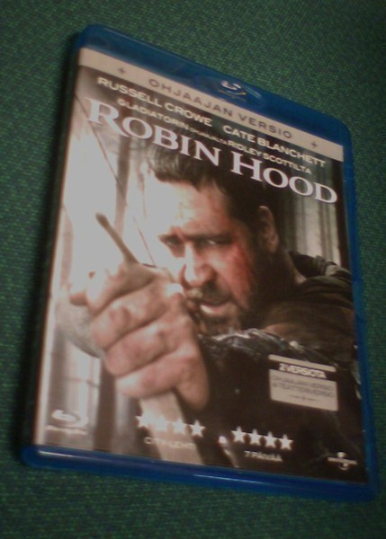ROBIN HOOD blu-ray (Russell Crowe) Sis.postikulut