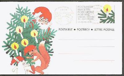 1991 Santa Claus postikirje FDC