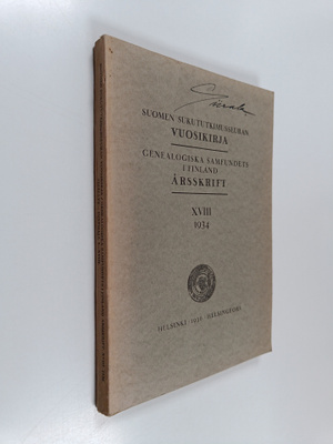 Suomen sukututkimusseuran vuosikirja = Genealogiska samfu...