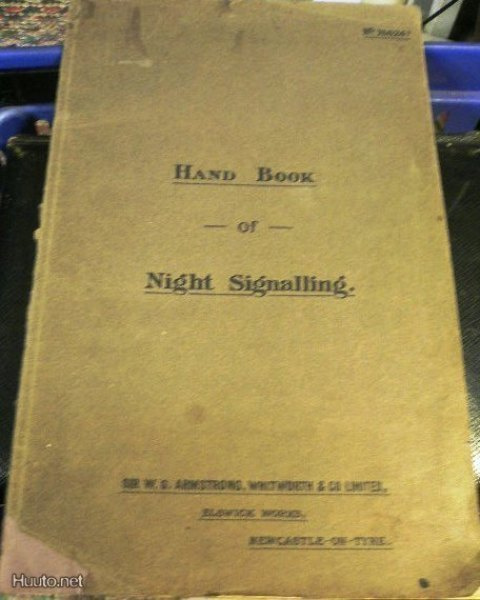 Sir W.G..Armstrong : Hand Book of Night Signalling