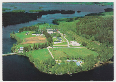 Heinävesi: Valamon luostari - ilmakuva