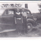 VANHA Valokuva Kiva Auto n. 1930-l 6 x 9 cm - pikkukuva 1