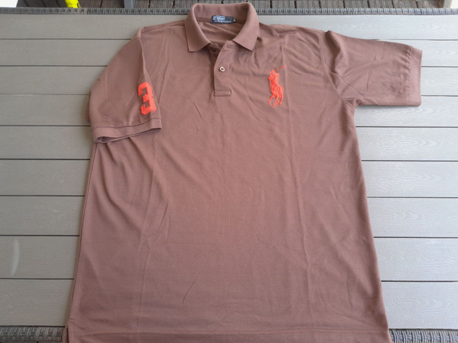 Polo Ralph Lauren Pikeepaita Ruskea XXL