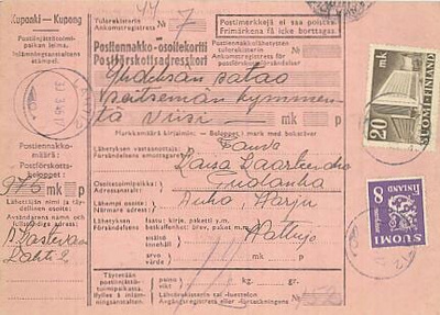 1946 postiennakkopaketti