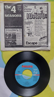7" The 4 Seasons: Idaho / Something´s On Her Mind
