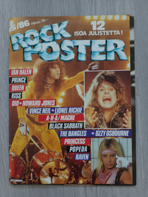 Rock Poster 5/1986