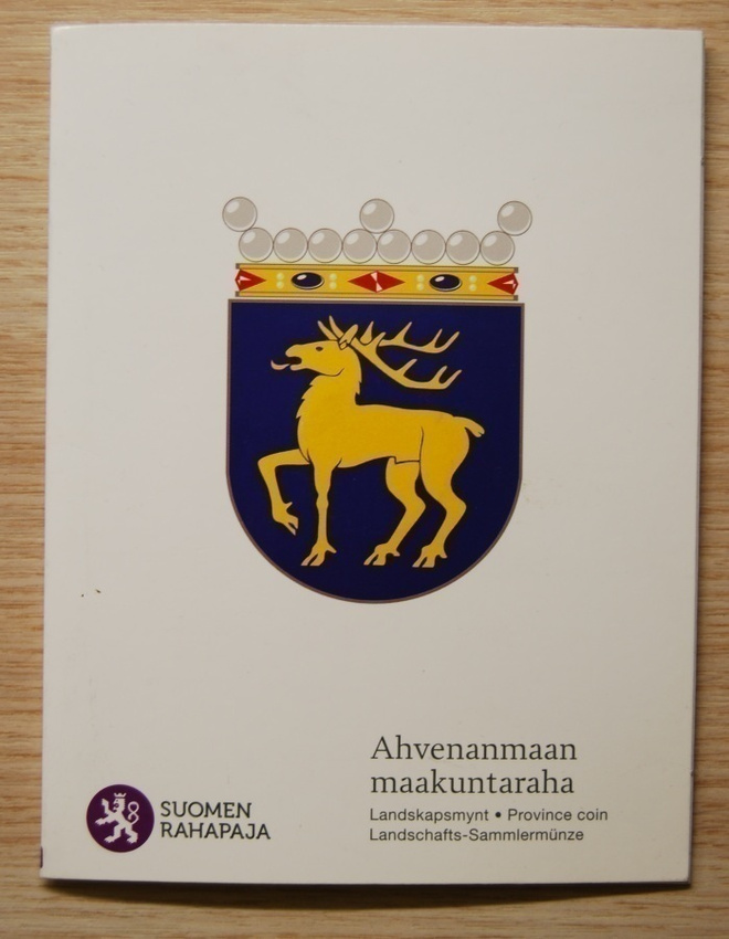 Suomi 2011 5 € Ahvenanmaa maakuntaraha PROOF