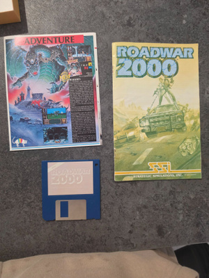 Roadwar 2000 (Commodore Amiga Big Box) - SSI Strategiapeli (