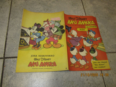 Aku Ankka nro 50 / 1962 joulunumero, kuponki tallella