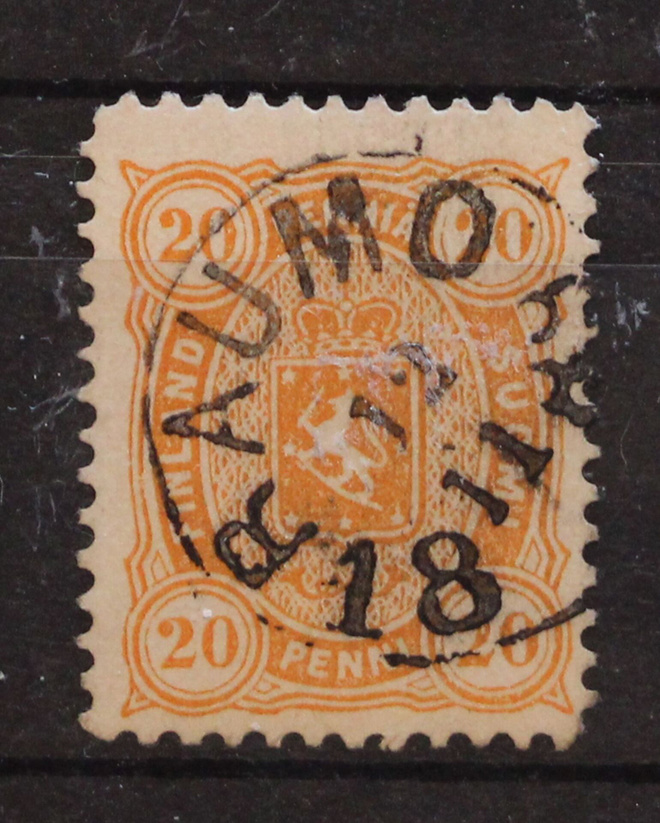 # 23481 # 1-r Raumo 12.11.1889 - M-85 20p