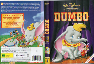 Dumbo	(27 605)	k	-FI-	DVD	suomik.			1941	, disney 4.klassikk
